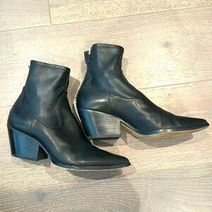 Dolce Vita Black Leather Booties